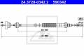въжен механизъм, задействане на съединителя за Fiat Scudo Combinato 220p ATE 24.3728-0342.2