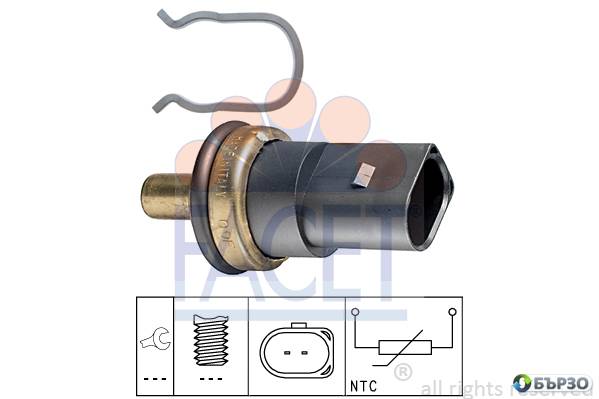 temperaturen datchik za Audi Q3 (F3B) FACET 7.3278
