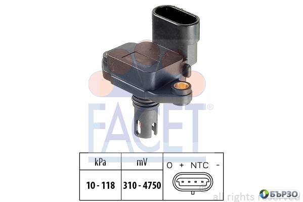 map senzor za MG ZS Saloon FACET 10.3087