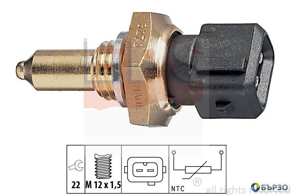 temperaturen datchik za BMW 5 Sedan E60 EPS 1.830.272