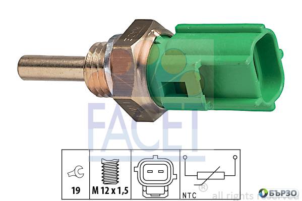 temperaturen datchik za Mazda 3 Saloon (BM) FACET 7.3177