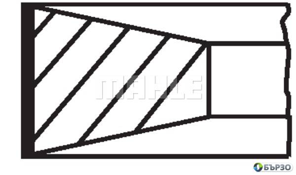 segmenti za Peugeot Boxer Bus (230P) MAHLE 039 96 N0