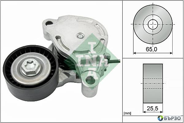 obtjajna rolka pistov remuk za BMW X1 F48 INA 534 0571 10