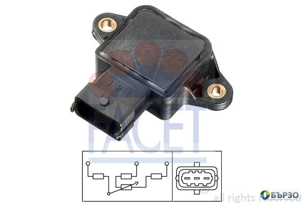 datchik droselova klapa za Honda Accord 6 Saloon (CG,CK) FACET 10.5086