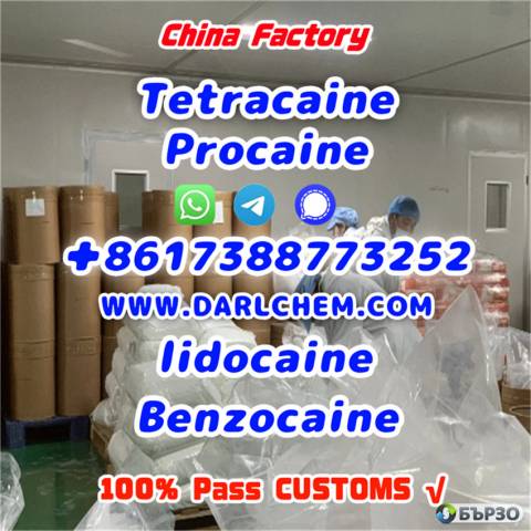 Lidocaine Benzocaine Procaine raw Powder 137-58-6 Low price