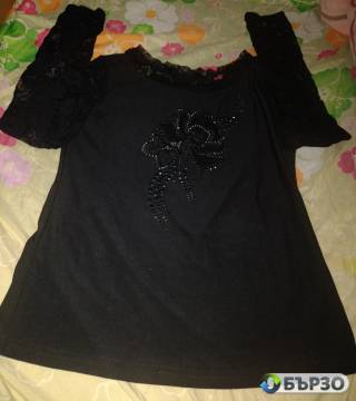 Блуза с бродерии и...