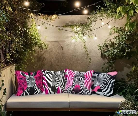 Komplekt kalufki Zebri Fuhsija