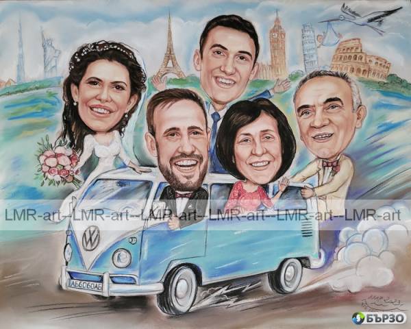 Рисувам ръчно КАРИКАТУРИ ,ШАРЖ