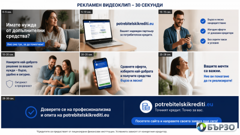 Потребителски кредити от...
